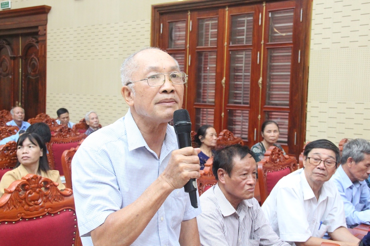 HĐND xã Thạch Thất tiếp xúc cử tri sau kỳ họp thứ Nhất và thứ Hai HĐND xã khoá I, nhiệm kỳ 2021 - 2026- Ảnh 5.