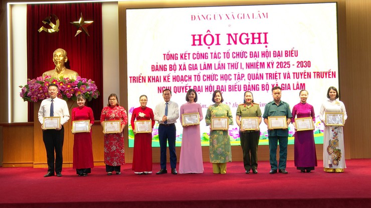 Đảng bộ xã Gia Lâm tổng kết công tác tổ chức đại hội đại biểu lần thứ I, nhiệm kỳ 2025-2030- Ảnh 6.