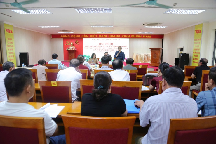 Triển khai kế hoạch tổ chức Đại hội đại biểu MTTQ Việt Nam phường Dương Nội lần thứ I, nhiệm kỳ 2025 - 2030- Ảnh 1.