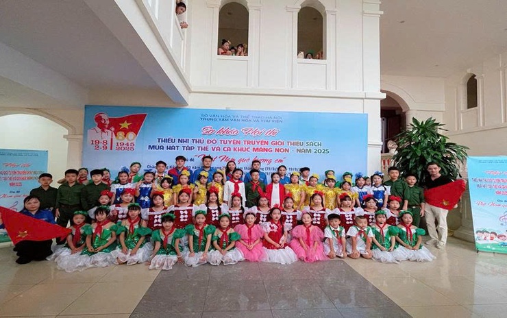 THIẾU NHI PHƯỜNG ĐÔNG NGẠC THAM GIA SƠ KHẢO HỘI THI TUYÊN TRUYỀN GIỚI THIỆU SÁCH VÀ MÚA HÁT TẬP THỂ, CA KHÚC MĂNG NON THIẾU NHI THỦ ĐÔ HÈ 2025- Ảnh 7.