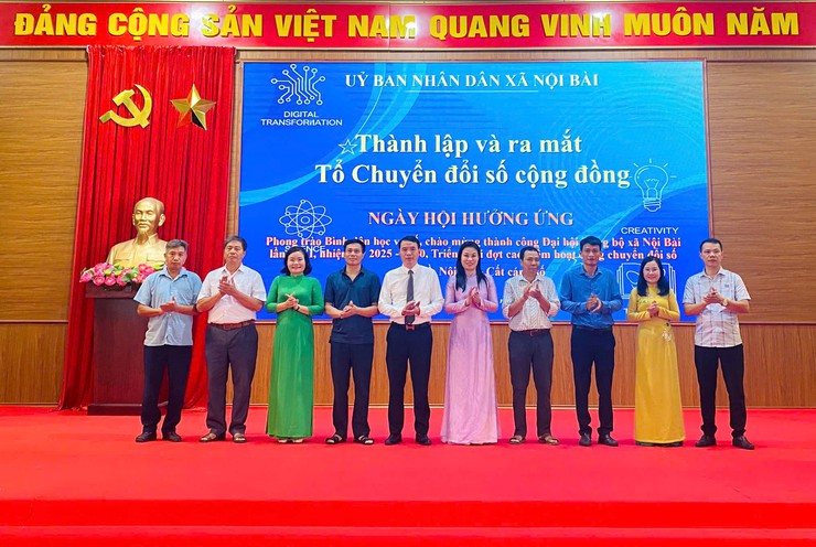 TƯNG BỪNG NGÀY HỘI HƯỞNG ỨNG "BÌNH DÂN HỌC VỤ SỐ" XÃ NỘI BÀI- Ảnh 3.