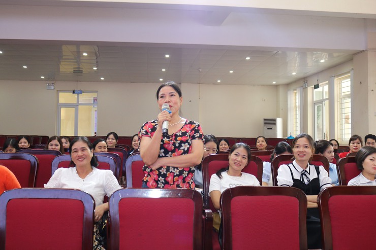 Tập huấn nâng cao nhận thức, năng lực tổ chức dạy học 2 buổi/ngày gắn với giáo dục Stem và kỹ năng sống- Ảnh 4.