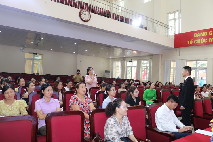 Tập huấn nâng cao nhận thức, năng lực tổ chức dạy học 2 buổi/ngày gắn với giáo dục Stem và kỹ năng sống- Ảnh 5.