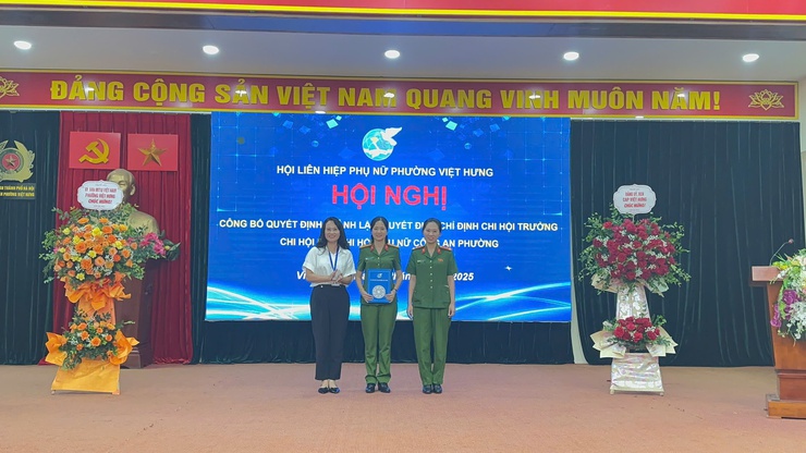 Ra mắt Chi hội Phụ nữ Công An phường Việt Hưng- Ảnh 2.