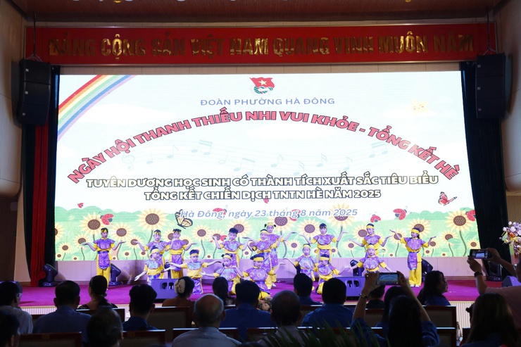 Ngày hội Thanh thiếu nhi vui khỏe- Tổng kết hè phường Hà Đông- Ảnh 2.