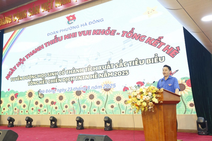 Ngày hội Thanh thiếu nhi vui khỏe- Tổng kết hè phường Hà Đông- Ảnh 4.