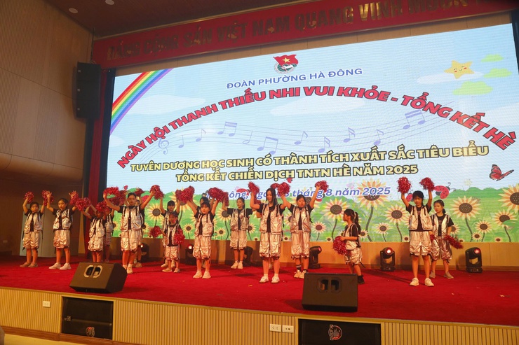 Ngày hội Thanh thiếu nhi vui khỏe- Tổng kết hè phường Hà Đông- Ảnh 7.