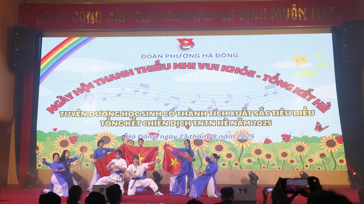 Ngày hội Thanh thiếu nhi vui khỏe- Tổng kết hè phường Hà Đông- Ảnh 9.