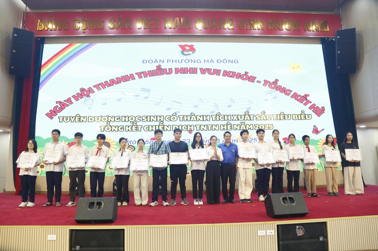 Ngày hội Thanh thiếu nhi vui khỏe- Tổng kết hè phường Hà Đông- Ảnh 1.