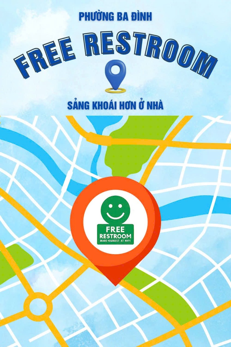 Phường Ba Đình: Danh sách các địa chỉ Free Restroom trên địa bàn phường, tạo điều kiện thuận lợi cho người dân và du khách nhân dịp Đại lễ A80.- Ảnh 1.