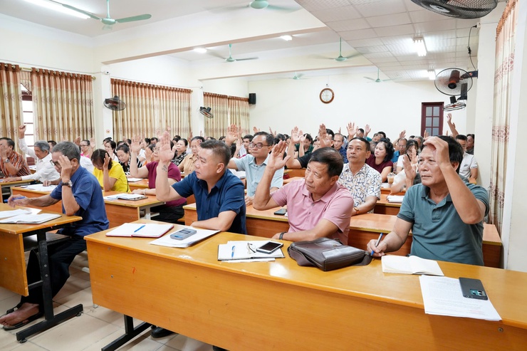 Sơn Tây triển khai kế hoạch tổ chức Đại hội đại biểu MTTQ Việt Nam phường lần thứ I, nhiệm kỳ 2025 - 2030.- Ảnh 1.
