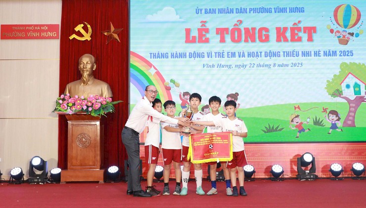 Phường Vĩnh Hưng chăm lo để thiếu nhi phát triển toàn diện- Ảnh 4.