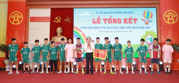 Phường Vĩnh Hưng chăm lo để thiếu nhi phát triển toàn diện- Ảnh 3.