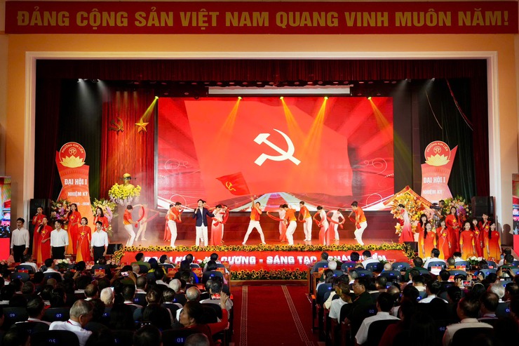 Đảng bộ phường Kim Liên tổ chức Đại hội đại biểu Đảng bộ phường lần thứ I, nhiệm kỳ 2025 - 2030.- Ảnh 13.