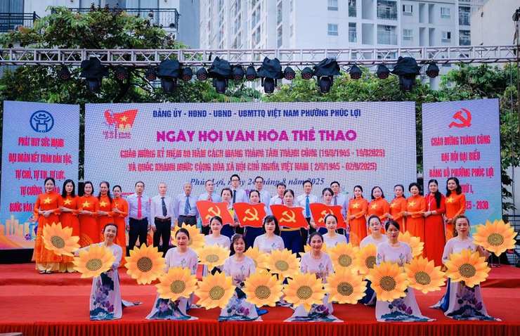 Nhiều hoạt động đặc sắc tại Ngày hội Văn hóa - Thể thao phường Phúc Lợi- Ảnh 4.
