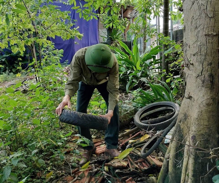 Xã Xuân Mai ra quân tổng vệ sinh môi trường, tuyên truyền phòng chống sốt xuất huyết- Ảnh 3.