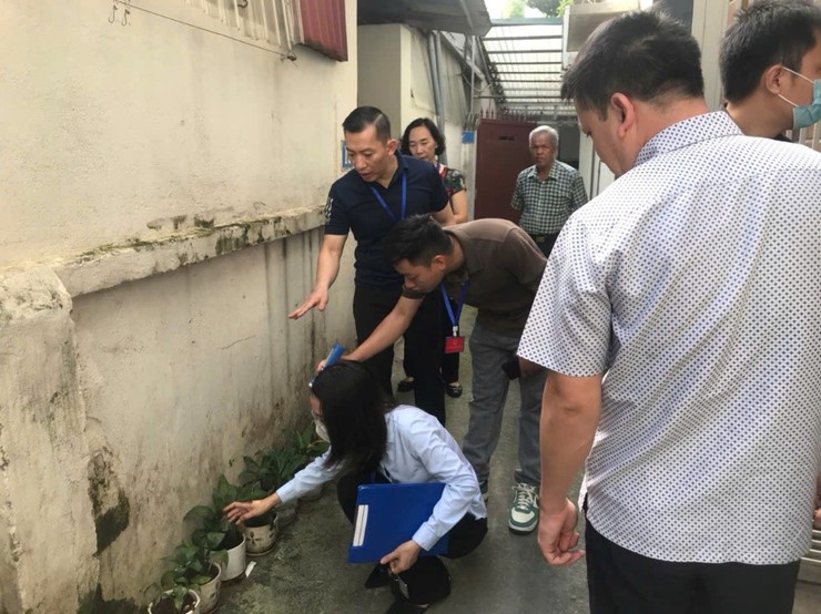 Giám sát diệt bọ gậy phòng, chống sốt xuất huyết- Ảnh 1.