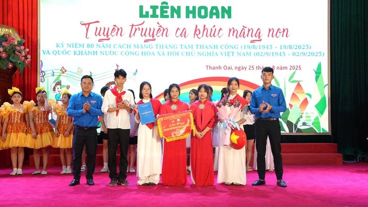 Sôi nổi Liên hoan tuyên truyền ca khúc măng non lần thứ I năm 2025- Ảnh 11.