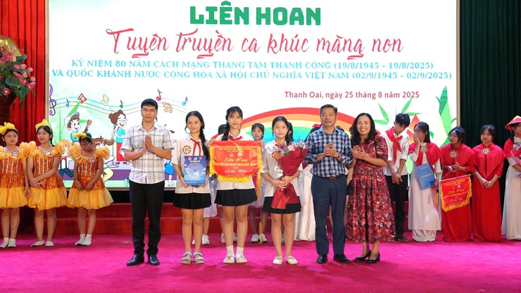 Sôi nổi Liên hoan tuyên truyền ca khúc măng non lần thứ I năm 2025- Ảnh 8.