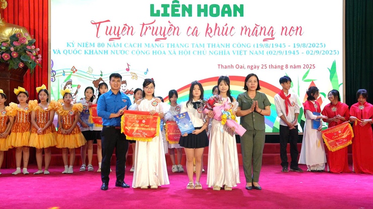 Sôi nổi Liên hoan tuyên truyền ca khúc măng non lần thứ I năm 2025- Ảnh 12.