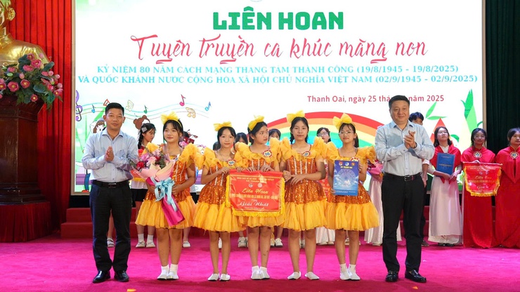 Sôi nổi Liên hoan tuyên truyền ca khúc măng non lần thứ I năm 2025- Ảnh 6.
