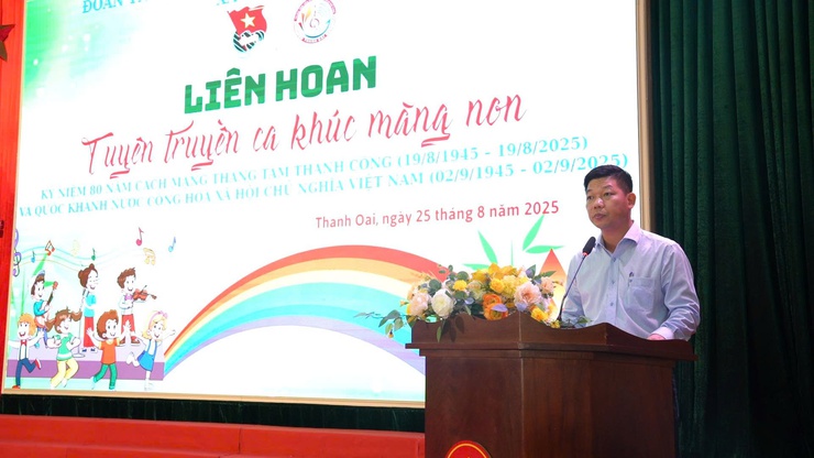 Sôi nổi Liên hoan tuyên truyền ca khúc măng non lần thứ I năm 2025- Ảnh 4.