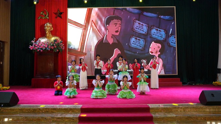 Sôi nổi Liên hoan tuyên truyền ca khúc măng non lần thứ I năm 2025- Ảnh 16.