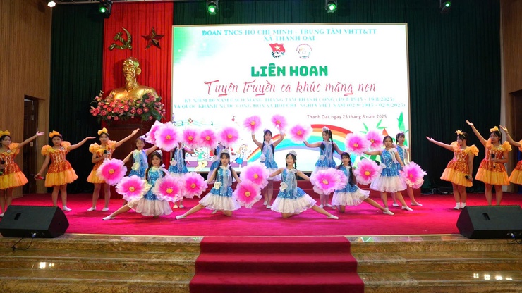 Sôi nổi Liên hoan tuyên truyền ca khúc măng non lần thứ I năm 2025- Ảnh 14.