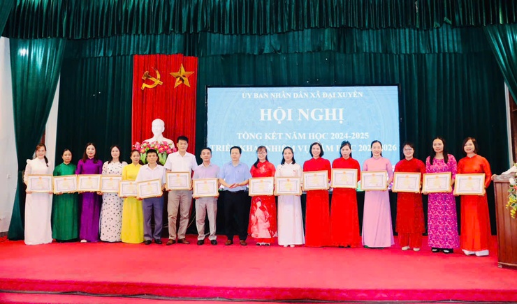 Xã Đại Xuyên: Tổng kết năm học 2024-2025, triển khai nhiệm vụ năm học 2025-2026- Ảnh 7.