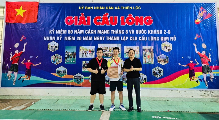 Sôi nổi Giải Cầu lông xã Thiên Lộc năm 2025- Ảnh 2.