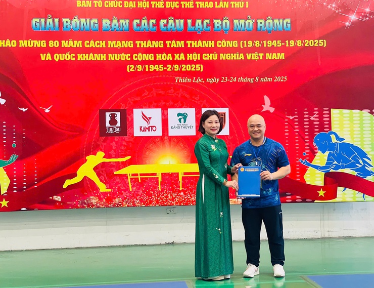 Xã Thiên Lộc tổ chức Giải Bóng bàn các CLB mở rộng lần thứ I năm 2025- Ảnh 8.