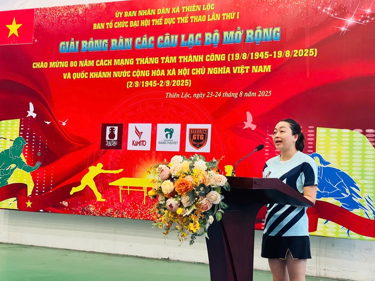Xã Thiên Lộc tổ chức Giải Bóng bàn các CLB mở rộng lần thứ I năm 2025- Ảnh 10.