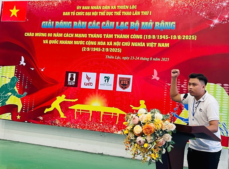 Xã Thiên Lộc tổ chức Giải Bóng bàn các CLB mở rộng lần thứ I năm 2025- Ảnh 11.