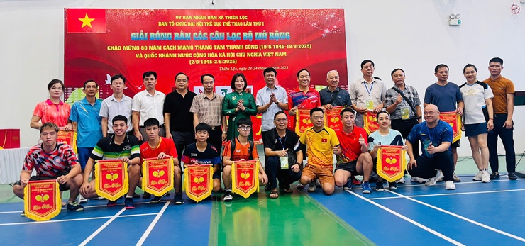 Xã Thiên Lộc tổ chức Giải Bóng bàn các CLB mở rộng lần thứ I năm 2025- Ảnh 14.