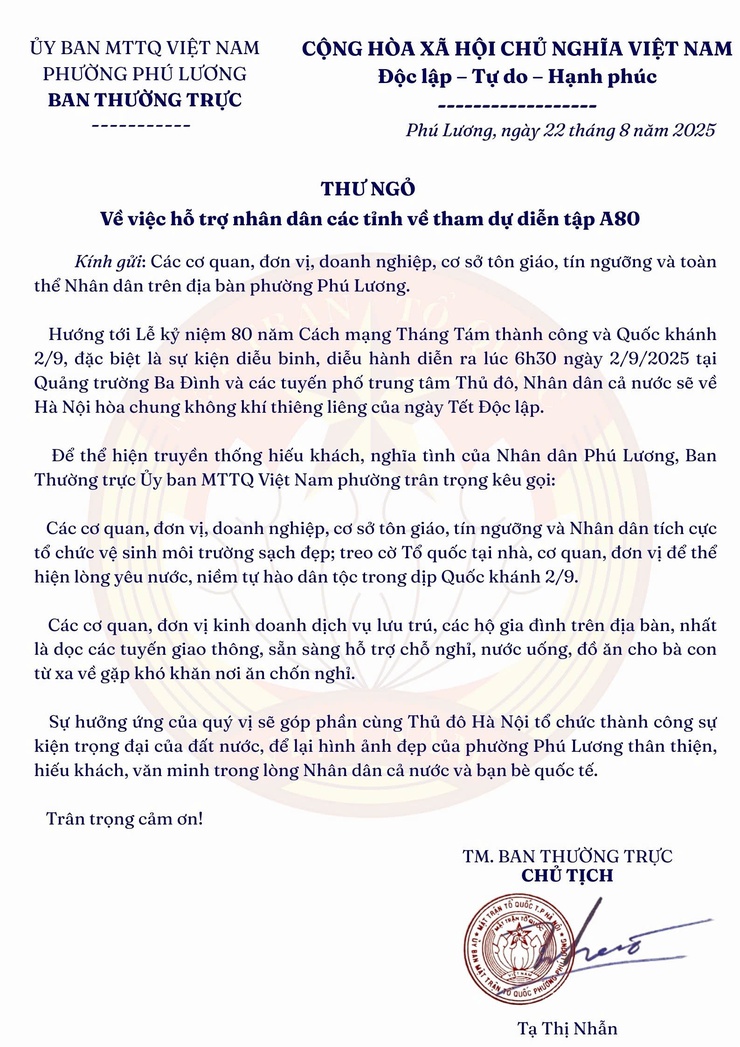 Thư ngỏ!- Ảnh 1.