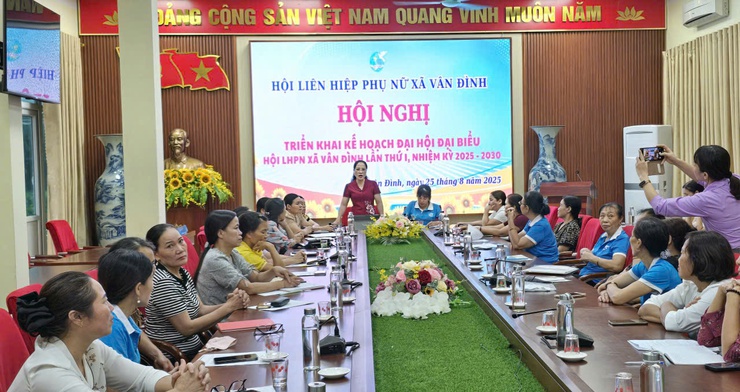 Hội LHPN xã Vân Đình triển khai kế hoạch tổ chức Đại hội đại biểu lần thứ I, nhiệm kỳ 2025 – 2030- Ảnh 1.