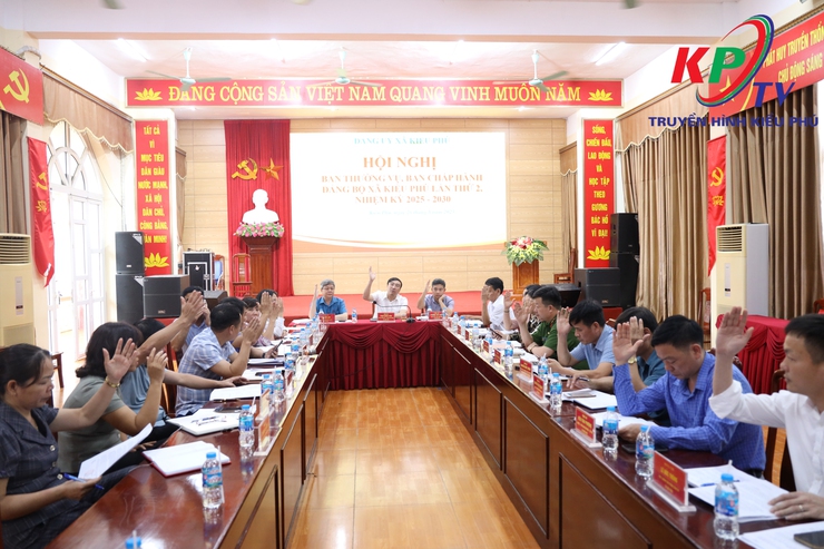 Đảng ủy xã Kiều Phú tổ chức Hội nghị Ban Chấp hành lần thứ 2, nhiệm kỳ 2025-2030- Ảnh 9.