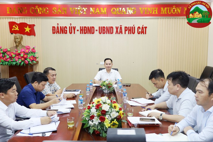 Phú Cát tổ chức hội nghị kiểm đếm tiến độ thực hiện các dự án đầu tư công- Ảnh 1.
