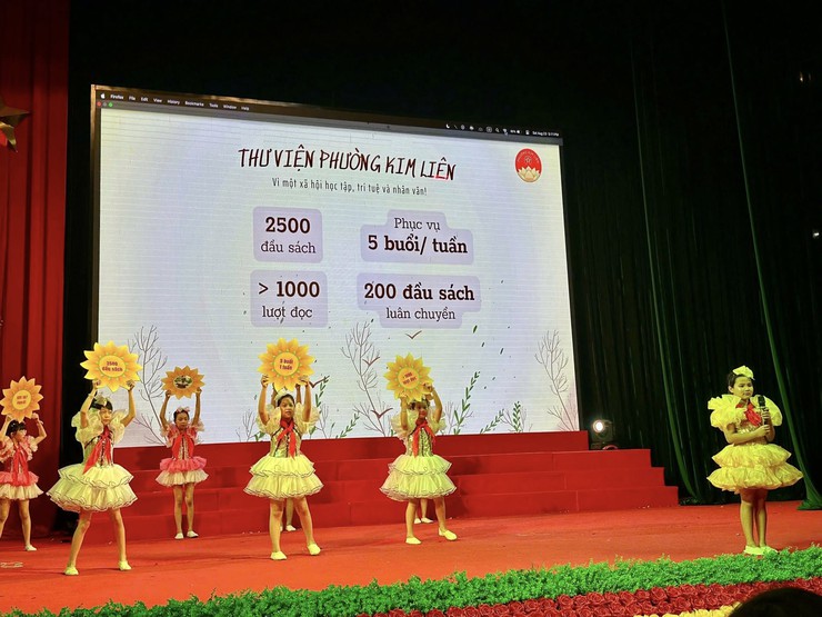 Đội tuyển phường Kim Liên: Học sinh Trường Tiểu học Đống Đa, THCS Đống Đa tham gia vòng sơ khảo Hội thi “Thiếu nhi Thủ đô tuyên truyền giới thiệu sách; múa hát tập thể và ca khúc măng non” năm 2025- Ảnh 12.