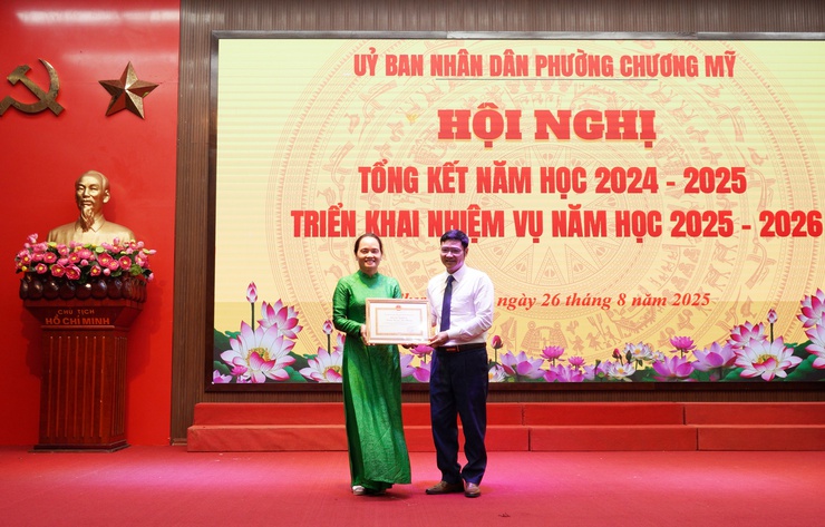 Chương Mỹ tổng kết năm học 2024-2025, triển khai phương hướng nhiệm vụ năm học 2025-2026- Ảnh 6.