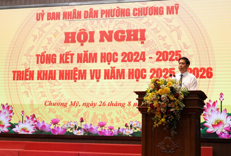 Chương Mỹ tổng kết năm học 2024-2025, triển khai phương hướng nhiệm vụ năm học 2025-2026- Ảnh 3.