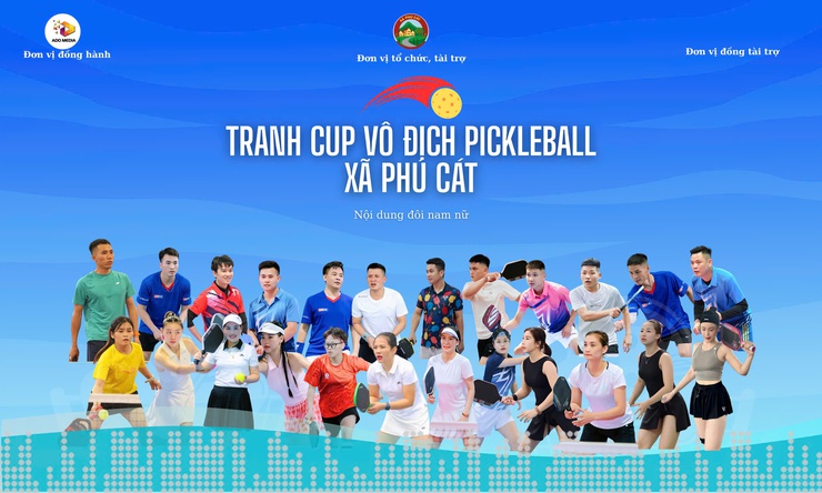Phú Cát tổ chức giải PICKLEBALL tranh cúp vô định năm 2025- Ảnh 2.