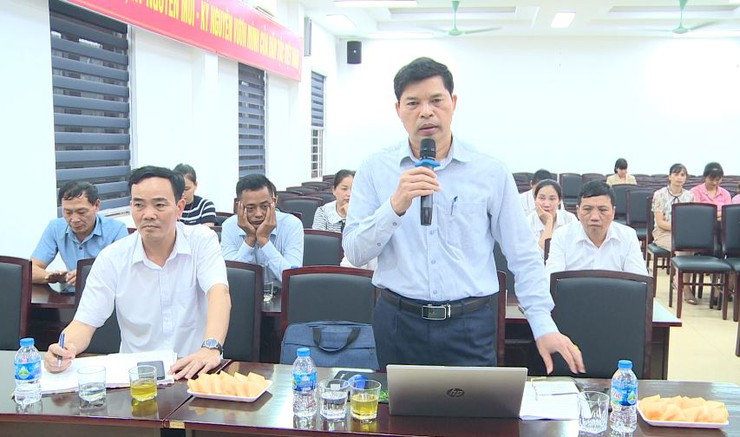 UBND làm việc với Trạm Y tế xã về chương trình nhiệm vụ công tác trọng tâm những tháng cuối năm 2025- Ảnh 5.