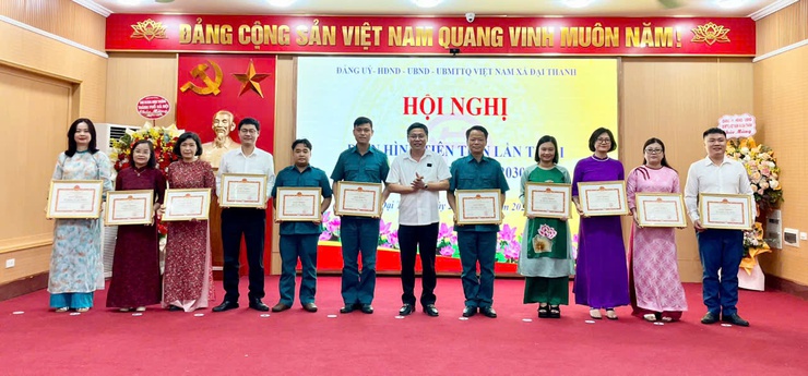 Xã Đại Thanh khen thưởng 10 tập thể và 90 cá nhân có thành tích xuất sắc trong phong trào thi đua yêu nước giai đoạn 2020-2025- Ảnh 11.