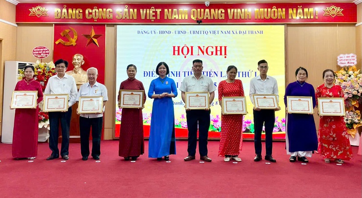 Xã Đại Thanh khen thưởng 10 tập thể và 90 cá nhân có thành tích xuất sắc trong phong trào thi đua yêu nước giai đoạn 2020-2025- Ảnh 12.