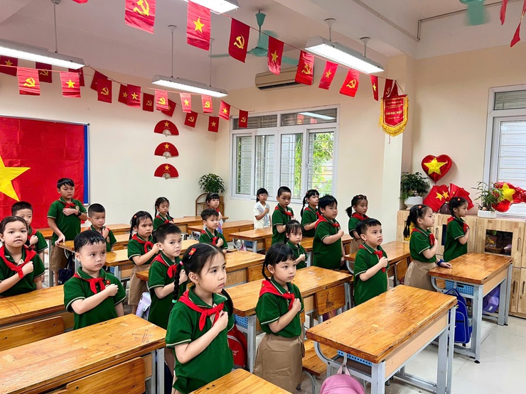 Trường Tiểu học Trung Tự: Chào mừng 80 năm Cách mạng Tháng Tám và Quốc khánh 2/9- Ảnh 13.