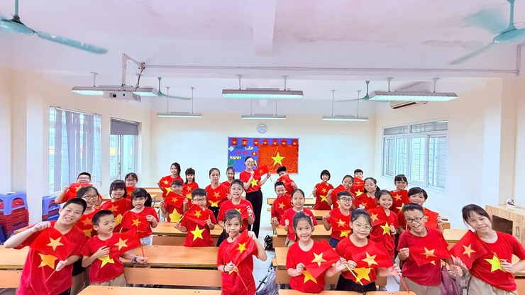 Trường Tiểu học Trung Tự: Chào mừng 80 năm Cách mạng Tháng Tám và Quốc khánh 2/9- Ảnh 8.