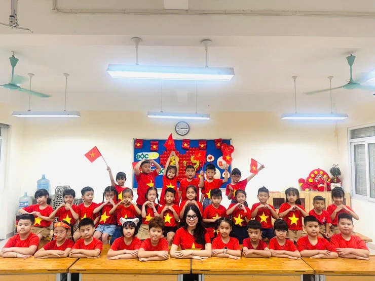 Trường Tiểu học Trung Tự: Chào mừng 80 năm Cách mạng Tháng Tám và Quốc khánh 2/9- Ảnh 2.