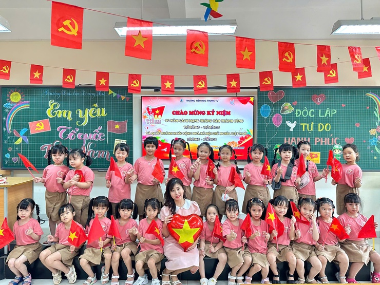 Trường Tiểu học Trung Tự: Chào mừng 80 năm Cách mạng Tháng Tám và Quốc khánh 2/9- Ảnh 4.