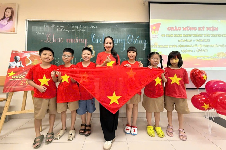 Trường Tiểu học Trung Tự: Chào mừng 80 năm Cách mạng Tháng Tám và Quốc khánh 2/9- Ảnh 9.